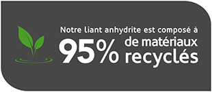 95% de matériaux recyclés